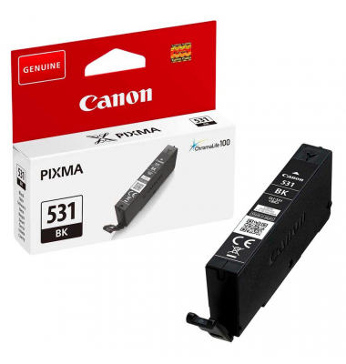 Druckerpatrone CLI-531 BK 6118C001 (kompatibel zu Canon CLI-531), schwarz, ca. 400 Seiten