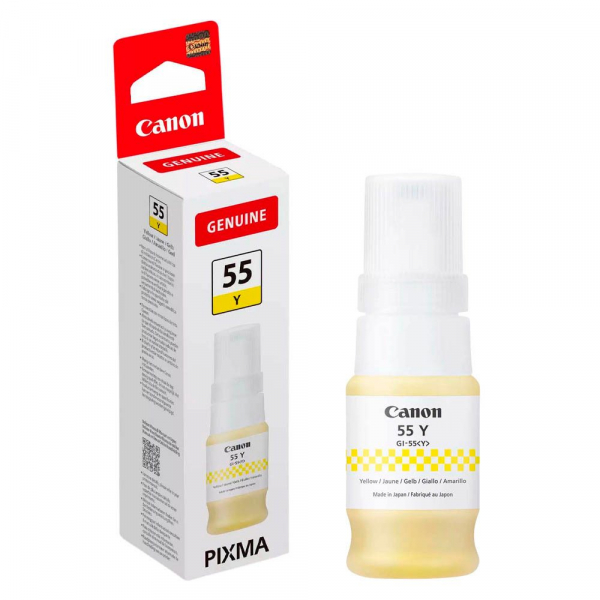 4549292222395 - GI-55Y Original Druckerpatrone Tintenbehälter Gelb 6291C001AA (6291C001) - Canon