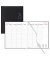 Buchkalender 878-04-36, schwarz, 1 Woche / 2 Seiten, 21x26cm (A4), 2025