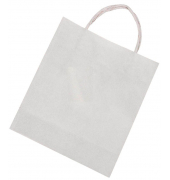 Geschenktasche 21800 M, allgemein, mit gedrehtem Papiertragegriff, kein Motiv, 18cm x 21cm