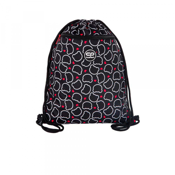 5903686329074 - Turnbeutel Bear Kunstfaser schwarz rot 5903686329074 CoolPack 5903686329074 - Turnbeutel Bear Kunstfaser schwarz rot 5903686329074 CoolPack