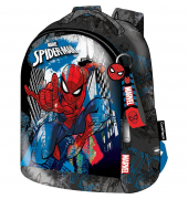 Rucksack Kunststoff schwarz, rot
