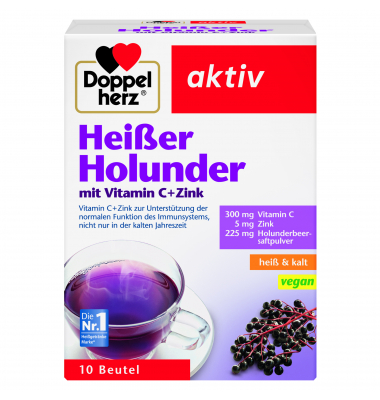 Hei&szlig;er Holunder Vitamin C +Zink