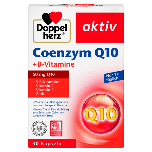 4009932008999 - Doppelherz Coenzym Q10 +B-Vitamine 30St 4009932008999 GmbH & Co KG 30 Stück 4009932008999 - Doppelherz Coenzym Q10 +B-Vitamine 30St 4009932008999 GmbH & Co KG 30 Stück