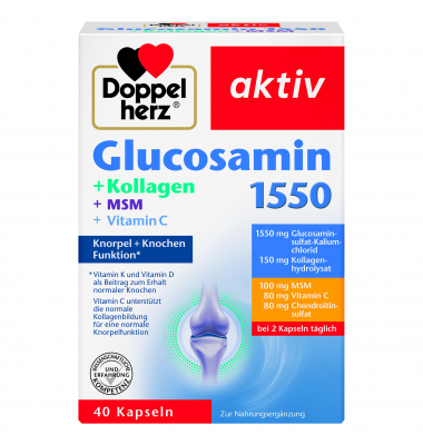 Doppelherz Glucosamin 1550 +Kollagen +Hyaluron