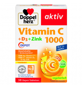 Doppelherz Vitamin C 1000 +D3 +Zink Depot