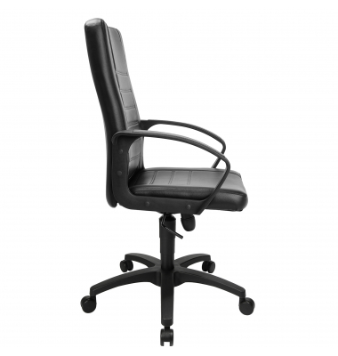Chefsessel Premium Point 100, schwarz / schwarz, mit Armlehnen, bis 110kg, ohne Kopfst&uuml;tze