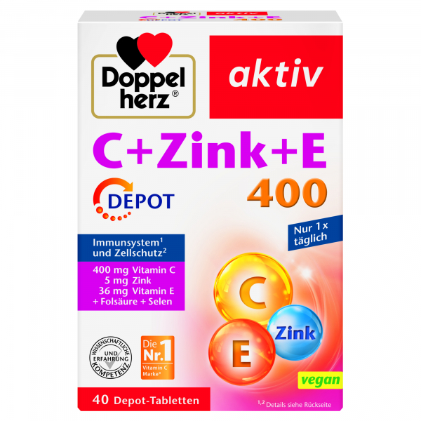 4009932003543 - Gesundheit Immunsystem & Zellschutz C + Zink + E Tabletten 40 Stk 4009932003543 - Gesundheit Immunsystem & Zellschutz C + Zink + E Tabletten 40 Stk