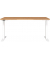 Sitz-Steh-Schreibtisch JET, elektrisch höhenverstellbar, 72-120cm (H), 160x80cm (BxT), rechteckig, grandson-eiche / weiß