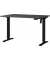 Sitz-Steh-Schreibtisch Boras, elektrisch höhenverstellbar, 71-119cm (H), 120x80cm (BxT), rechteckig, graphit / schwarz
