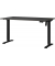 Sitz-Steh-Schreibtisch Boras, elektrisch höhenverstellbar, 71-119cm (H), 140x80cm (BxT), rechteckig, graphit / schwarz