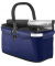 Einkaufskorb Falko Duo 06949 Reißverschluss, außen 48x24x28cm, Aluminium; Polyester dunkelblau