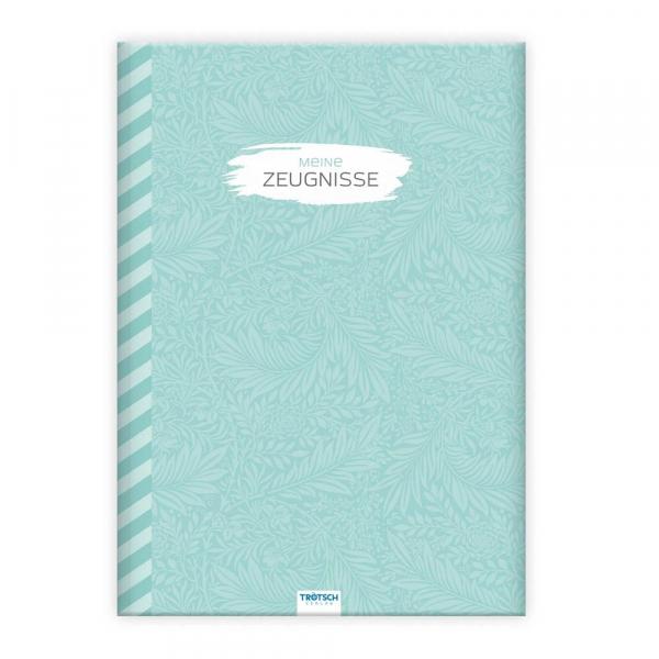 Trötsch Zeugnismappe 80822N, Motiv Floral, A4, mit 10 Hüllen 4251901508225 Trötsch