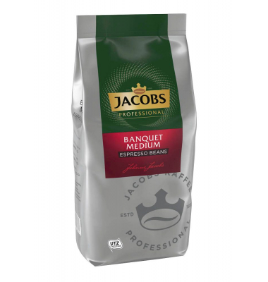 BANQUET MEDIUM Espresso Kaffeebohnen Arabica- und Robustabohnen kräftig 1,0 kg