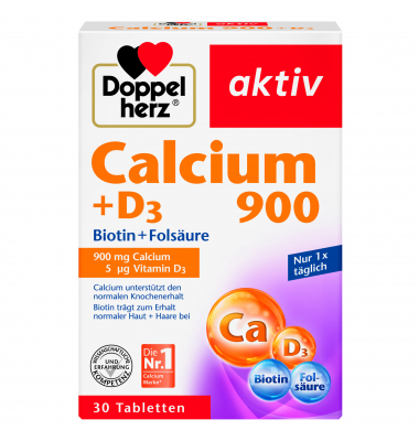 Doppelherz Calcium 900 +D3 +Biotin