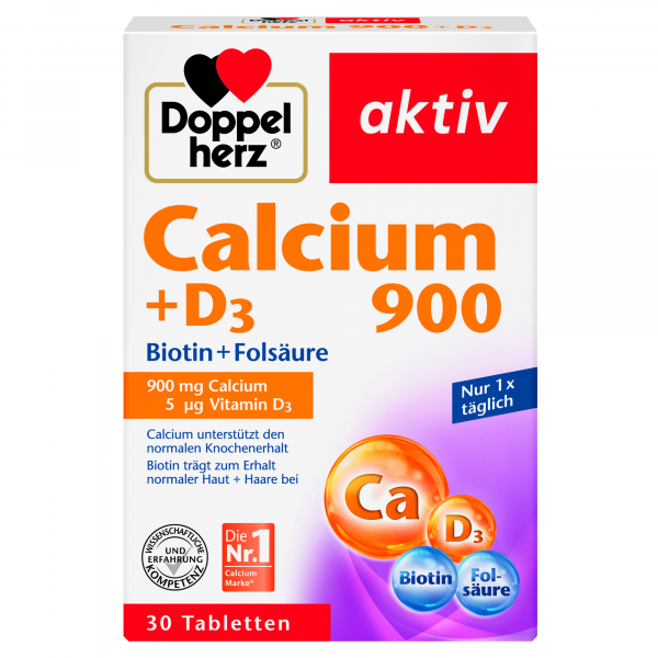 4009932137149 - Doppelherz Calcium 900 +D3 +Biotin 30St 4009932137149 30 Stück 4009932137149 - Doppelherz Calcium 900 +D3 +Biotin 30St 4009932137149 30 Stück
