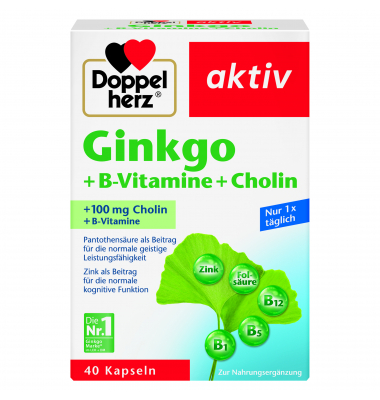 Ginkgo +B-Vitamine +Cholin