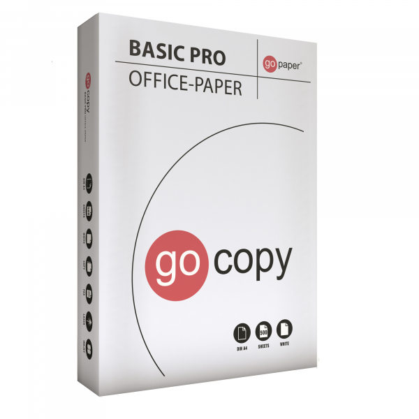 4250593402163 - Kopierpapier BASIC PRO 130100080 A4 80g weiß  4250593402163 go paper GmbH & Co KG 500 Blatt