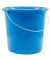 Haushaltseimer, 5 Liter, blau, mit Metallbügel und Maßeinheit,