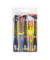 Druckbleistift-Set College Feinminenstift FLP 3 + 3 Set, AR23559, Härte HB, 0,3mm / 0,5mm / 0,7mm, schwarz, mit Radiergummi