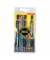 Druckbleistift-Set College Feinminenstift FLP 3 + 3 Set, AR23559, schwarz, 0,3mm / 0,5mm / 0,7mm, HB