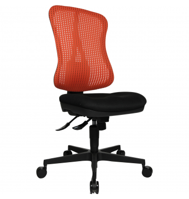 Bürodrehstuhl Head Point SY, schwarz/rot, bis 110kg