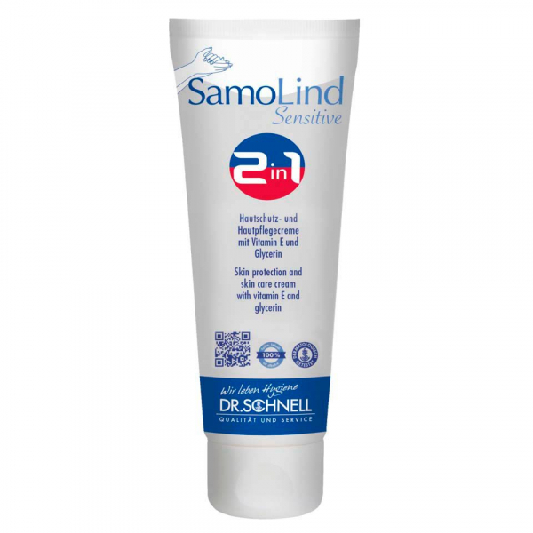4008439501682 - Dr Schnell SAMOLIND Sensitive 2 in 1 Hautschutzcreme Hautschutz- und Hautpflegecreme 1 Karton = 50 x 50 ml Tuben 4008439501682 - Dr Schnell SAMOLIND Sensitive 2 in 1 Hautschutzcreme Hautschutz- und Hautpflegecreme 1 Karton = 50 x 50 ml Tuben