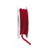 Kordel aus Wolle Elbe matt rot 5,0 mm x 15,0 m