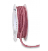 Kordel aus Wolle Elbe matt rosé 5,0 mm x 15,0 m