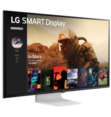 Smart Display 43SQ700S-W Monitor 107,9 cm (42,5 Zoll) weiß