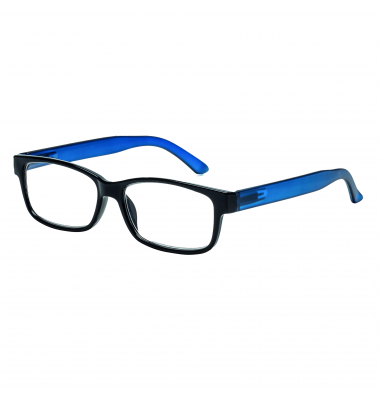 Lesebrille Oslo, F4556318, +2,5, schwarz/blau