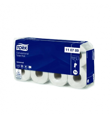 Toilettenpapier Universal 110789, 2-lagig, weiß, 250 Blatt / Rolle,