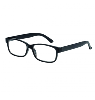 Lesebrille Oslo, F4555708, +2,5, schwarz matt