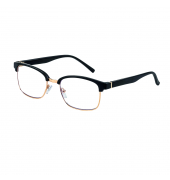Lesebrille Palermo, F4562250, +2,0, schwarz/gold