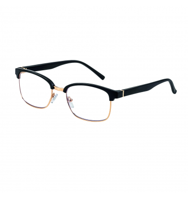 Lesebrille Palermo, F4562250, +2,0, schwarz/gold