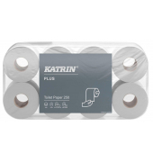 Toilettenpapier Plus Toilet Paper 250, ohne, 11711, 3-lagig, wei&szlig;, 250 Blatt / Rolle,