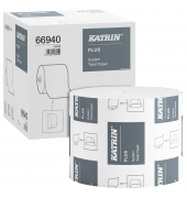 Toilettenpapier Plus System 66940, 2-lagig, wei&szlig;, 800 Blatt / Rolle,