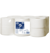 Toilettenpapier T2 Advanced Mini Jumbo, ohne, 120280, 2-lagig, wei&szlig;, 850 Blatt / Rolle,