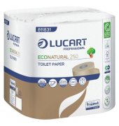 Toilettenpapier EcoNatural 250 811831, 2-lagig, havanna naturbraun, 250 Blatt / Rolle,