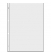 Prospekthüllen 4346001, A4 glasklar glatt, oben offen, 0,1mm