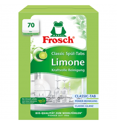 Frosch Classic Spül-Tabs Limone 116335 70St
