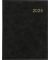 Buchkalender 728-0021, anthrazit, 1 Woche / 2 Seiten, 21x26,5cm (A4), 2025