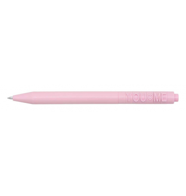 Kugelschreiber LetterPen PUZZLE rosa Schreibfarbe blau