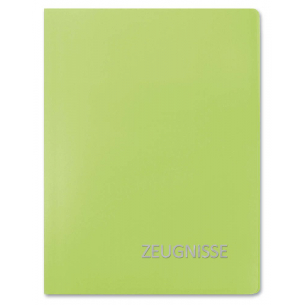 Roth Zeugnismappe Basic 88571, grün, A4, mit 20 Hüllen 4028279885711 Roth