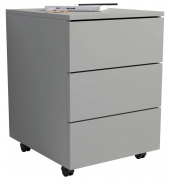 Dalosa Rollcontainer grau 3 Auszüge 39,0 x 45,0 x 55,0 cm