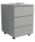 Dalosa Rollcontainer grau 3 Auszüge 39,0 x 45,0 x 55,0 cm