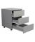 Dalosa Rollcontainer grau 3 Auszüge 39,0 x 45,0 x 55,0 cm