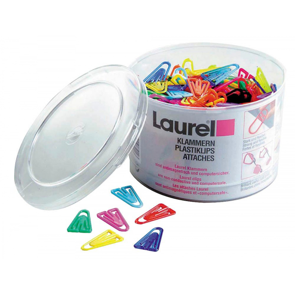 4001782108416 - 500 Büroklammern farbsortiert Kunststoff 4001782108416 500 Stück