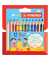 Buntstifte-Set Trio dick und kurz, 205/12-01, 12-farbig sortiert, 3-Kant-Schaft, Etui