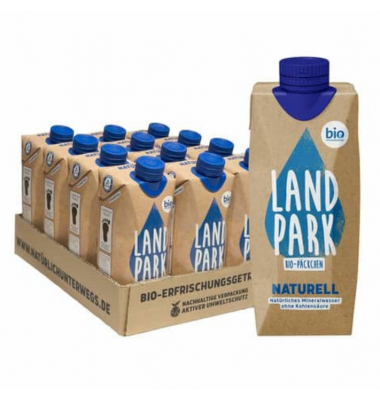 Mineralwasser Landpark NATURELL 12 x 0,5 Liter  still ohne Kohlensäure